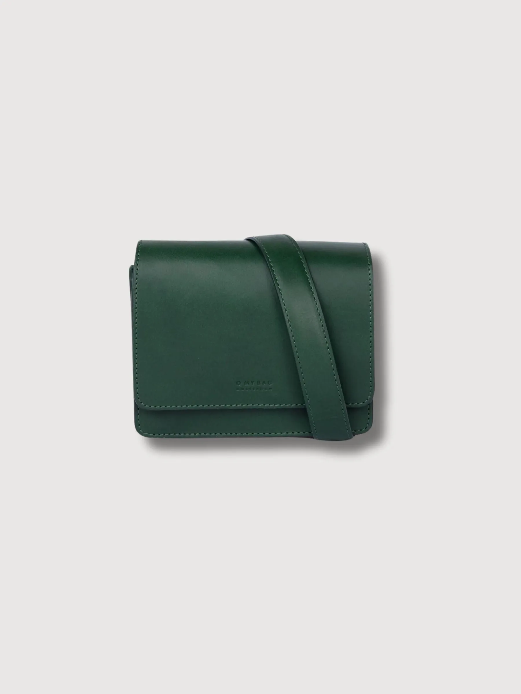 Mini Bag Audrey Green Pine in Classic Leather | o my bag