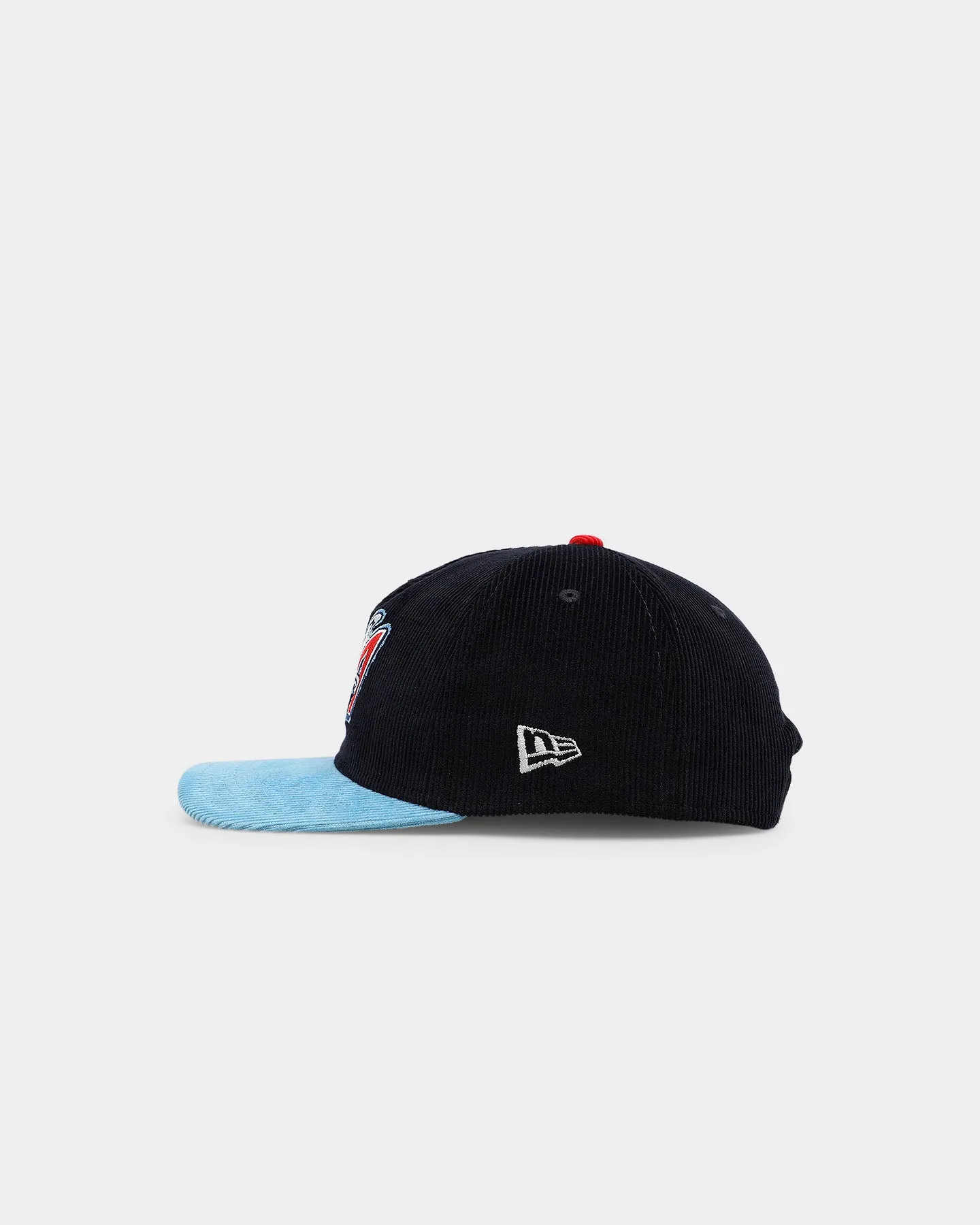 New Era Anaheim Angels 'Throwback Corduroy' Golfer Snapback Pastel Blue