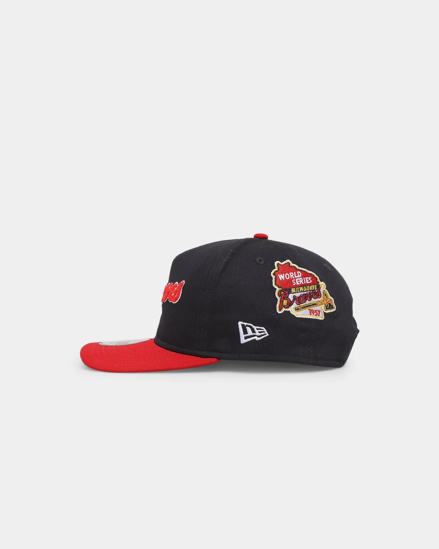 New Era Atlanta Braves 'Chenille' Golfer Snapback Navy