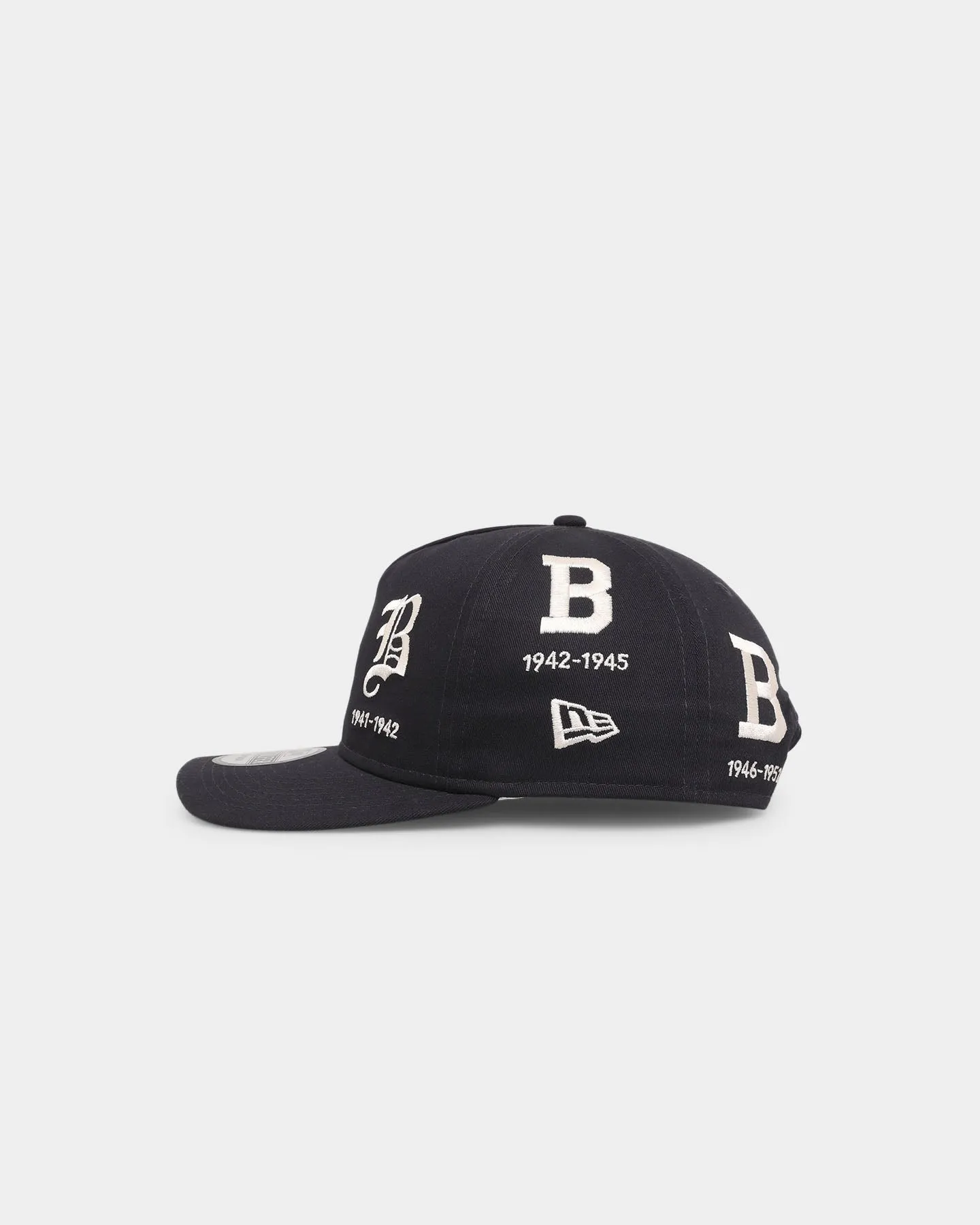 New Era Atlanta Braves 'Logo Evolution' Golfer Snapback Golfer Collection Navy