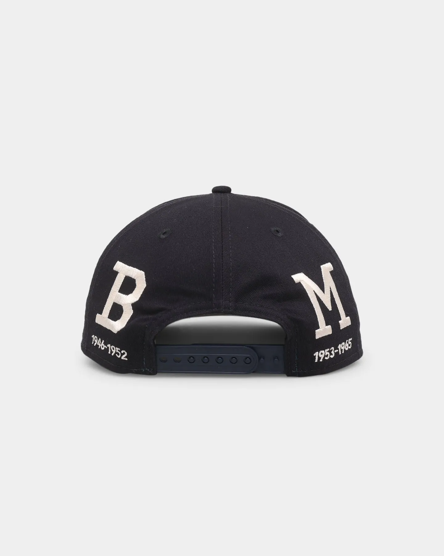 New Era Atlanta Braves 'Logo Evolution' Golfer Snapback Golfer Collection Navy