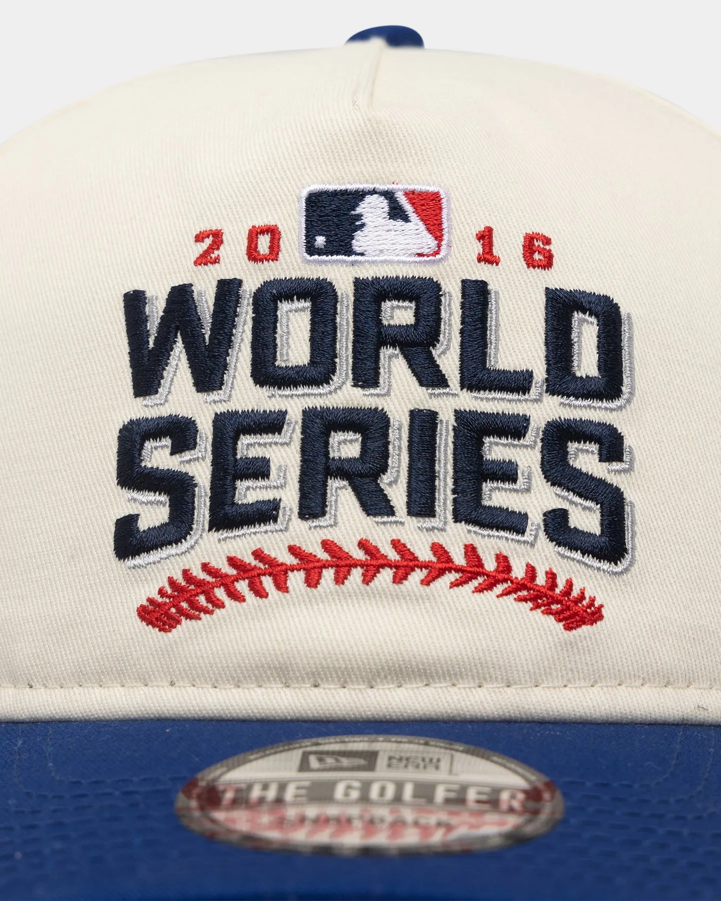 New Era Chicago Cubs '2010's World Series Through The Decades' 2016 World Series Golfer Snapback Chrome White