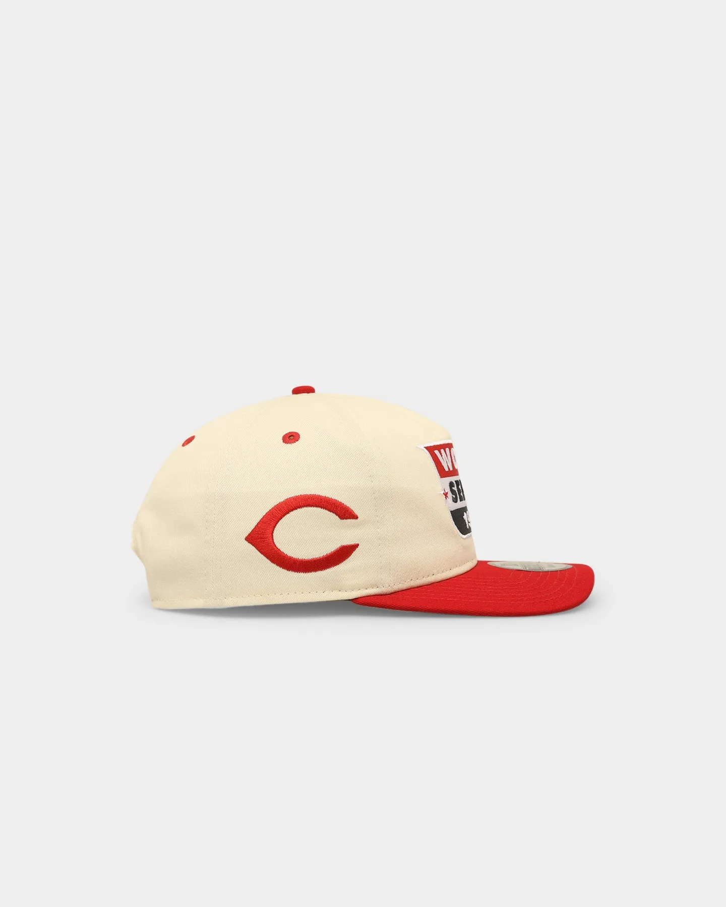 New Era Cincinnati Reds '1970s World Series Through The Decades' 1975 World Series Golfer Snapback Chrome White