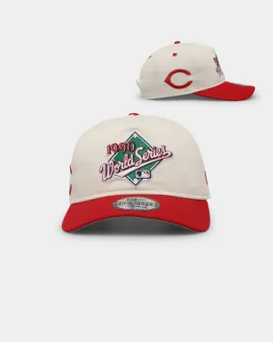 New Era Cincinnati Reds '1990s World Series Through The Decades' 1990 World Series Golfer Snapback Chrome White
