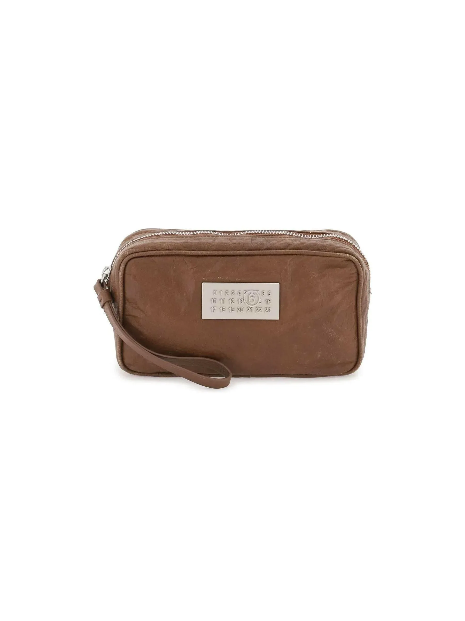 Numeric Leather Pouch