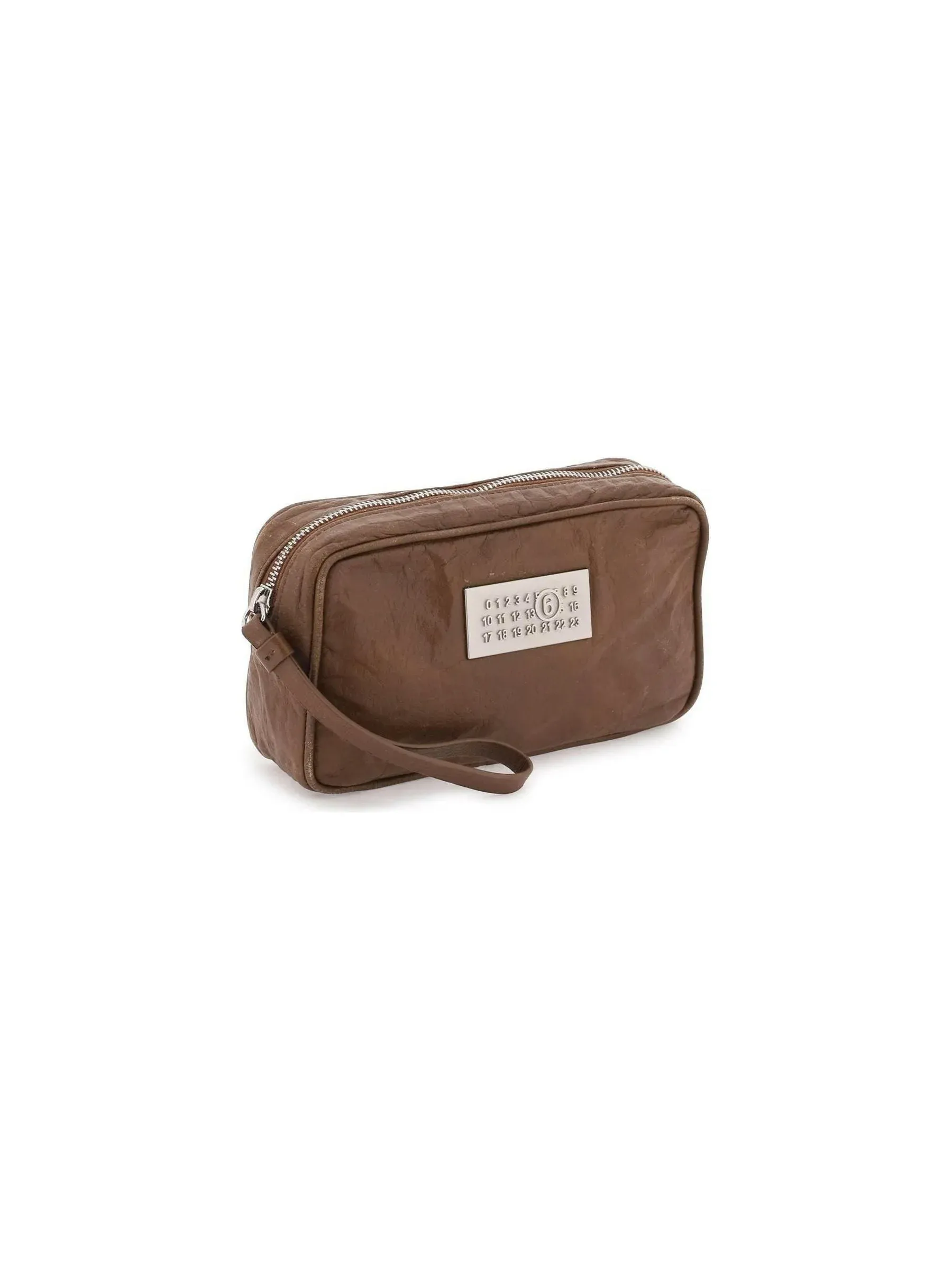 Numeric Leather Pouch