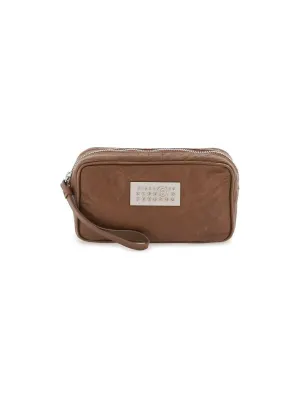 Numeric Leather Pouch