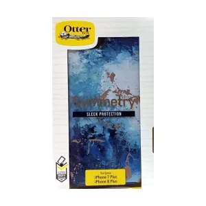 OtterBox iPhone 8 Plus Symmetry Series Protective Phone Case - Seas the Day/Blue Marble (77-82441) Fits iPhone 7 Plus and iPhone 8 Plus