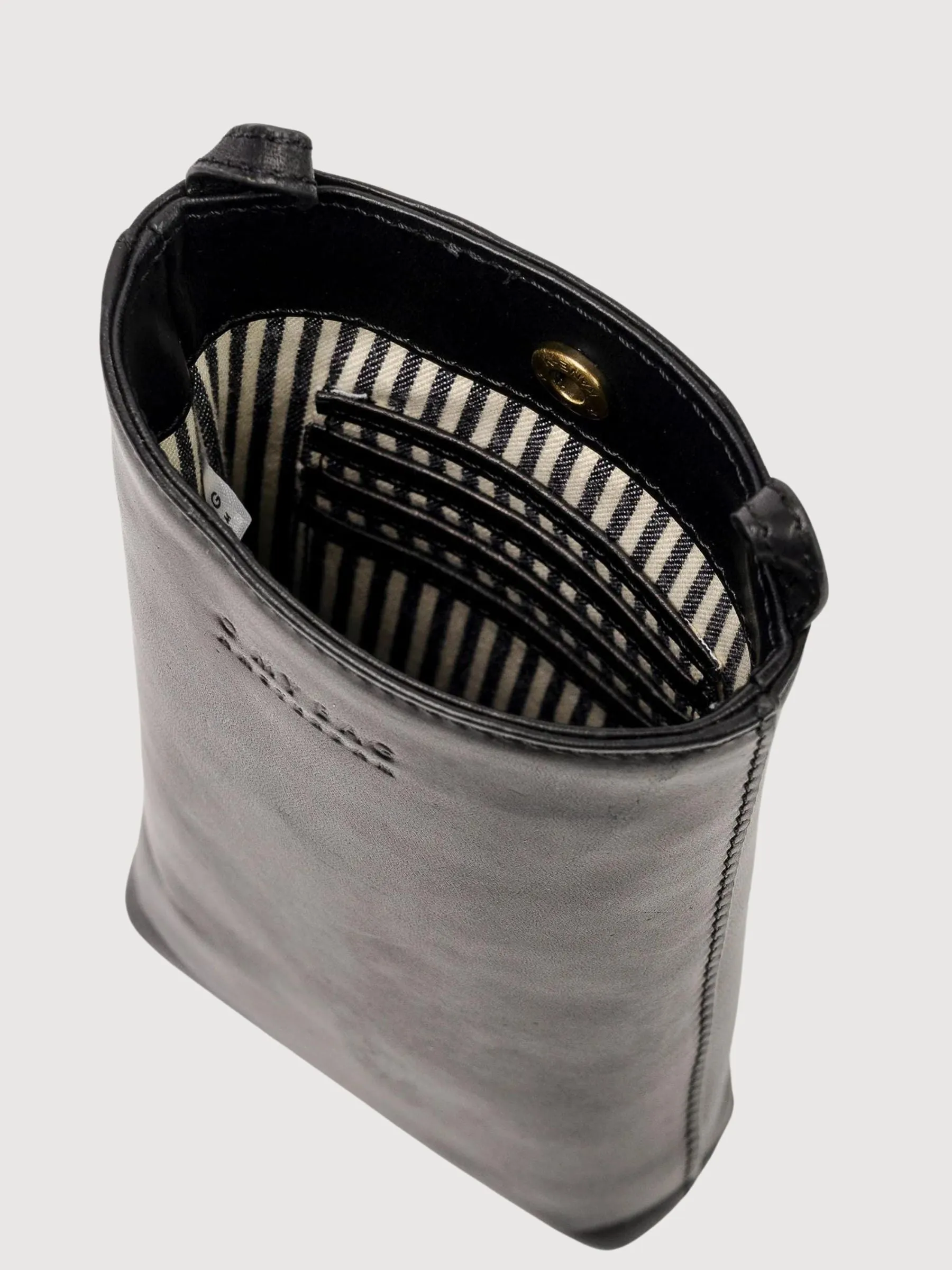 Phone Bag Charlie Leather Black | O My Bag