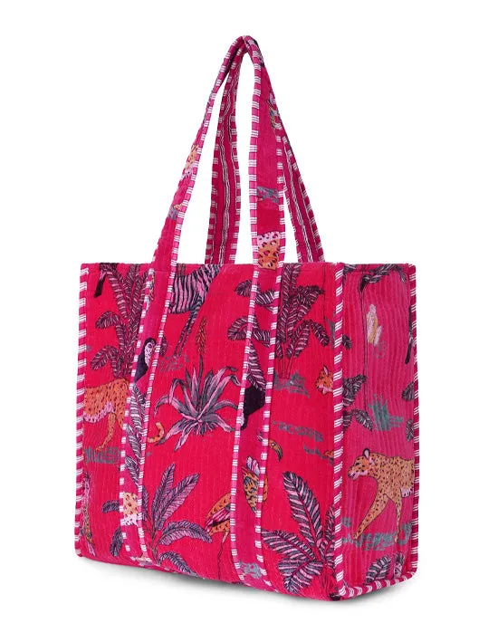 Red Velvet Jungle Tote