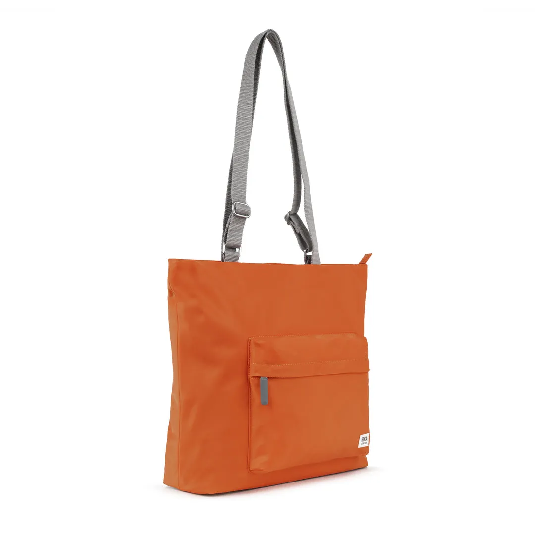Roka Trafalgar B Burnt Orange Recycled Nylon Tote Bag