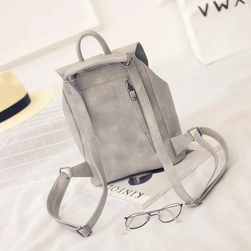 Solid Vintage Girls Backpack