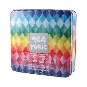 Tea Tonic Gourmet Tea Chest Tin Deluxe x 63 Tea Bags