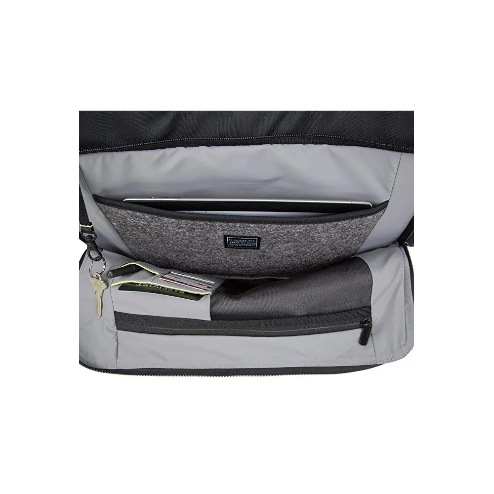 Travelon Men Briefcase Anti Theft 15" Messenger Bag Laptop Business Travel Black