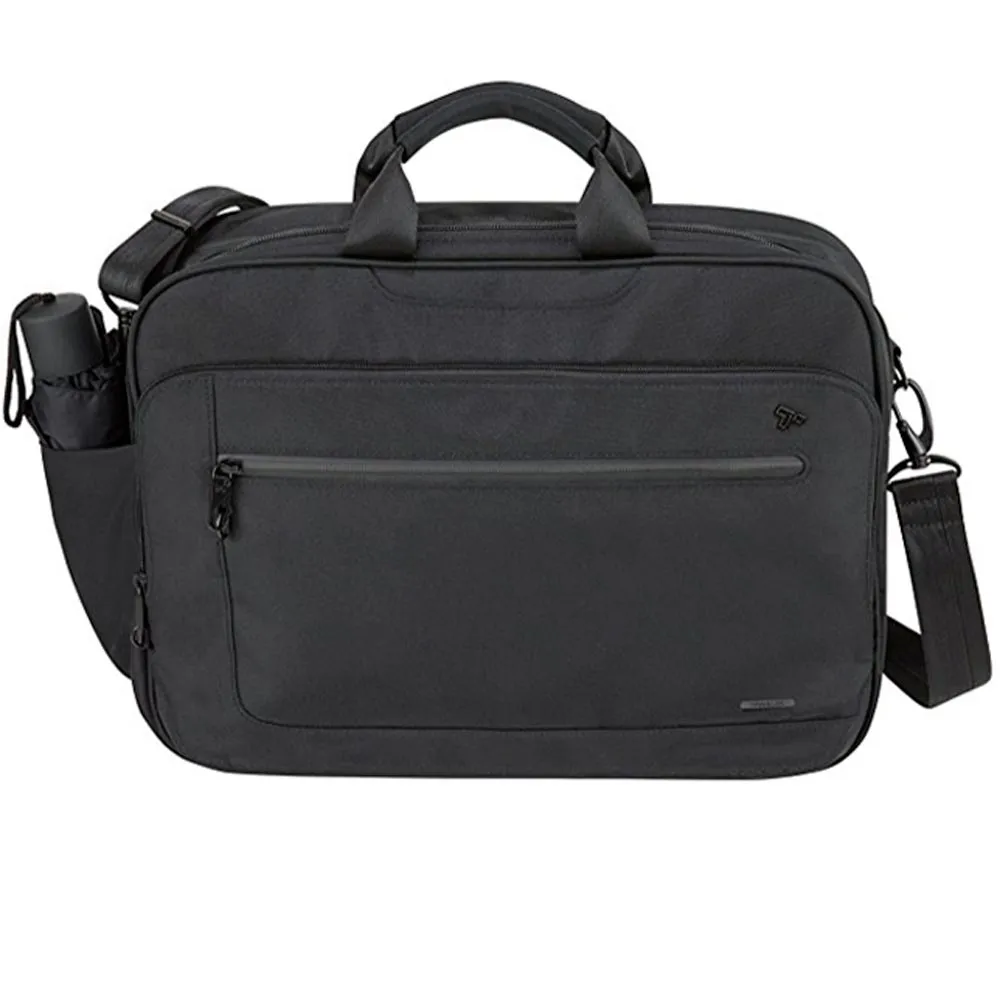 Travelon Men Briefcase Anti Theft 15" Messenger Bag Laptop Business Travel Black