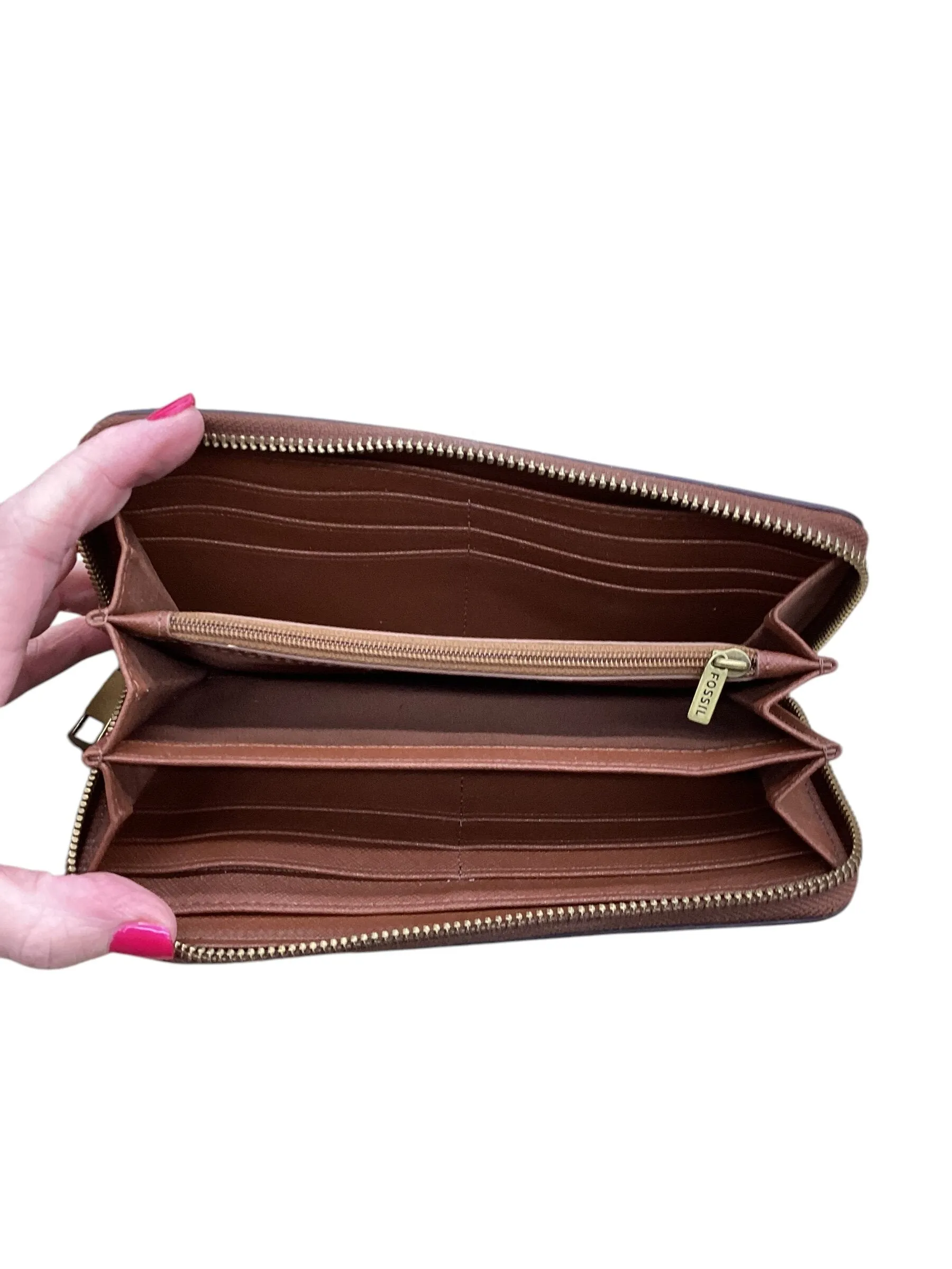 Wallet Leather By Fossil  Size: Large